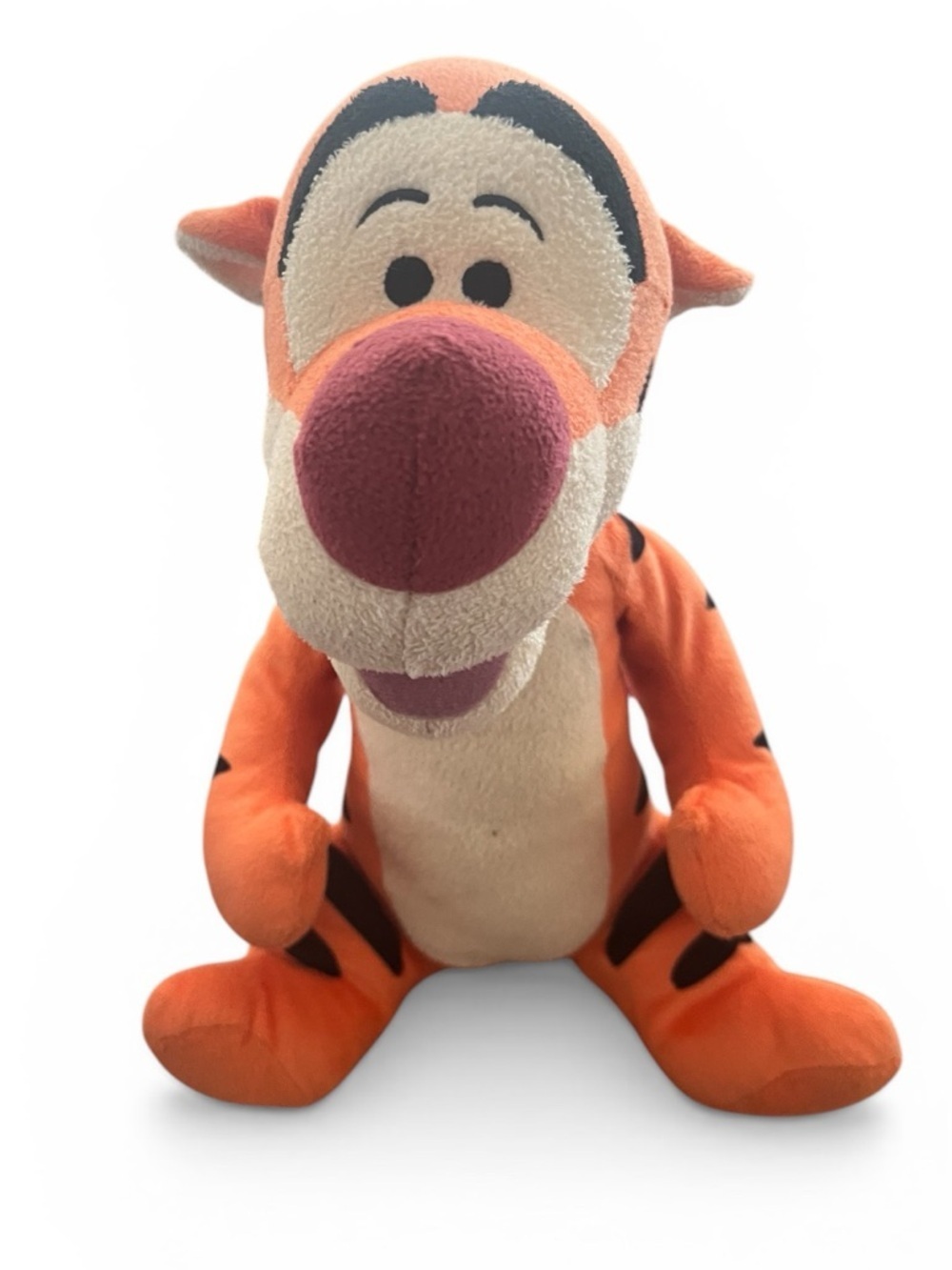 Disney Tigger Plush Toy - Orange, Cream, Pink